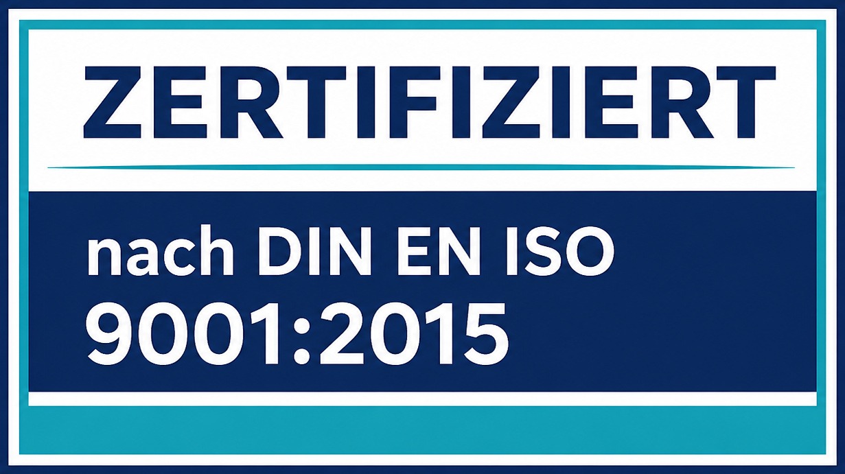 DIN EN ISO 9001:2015 Zertifiziert