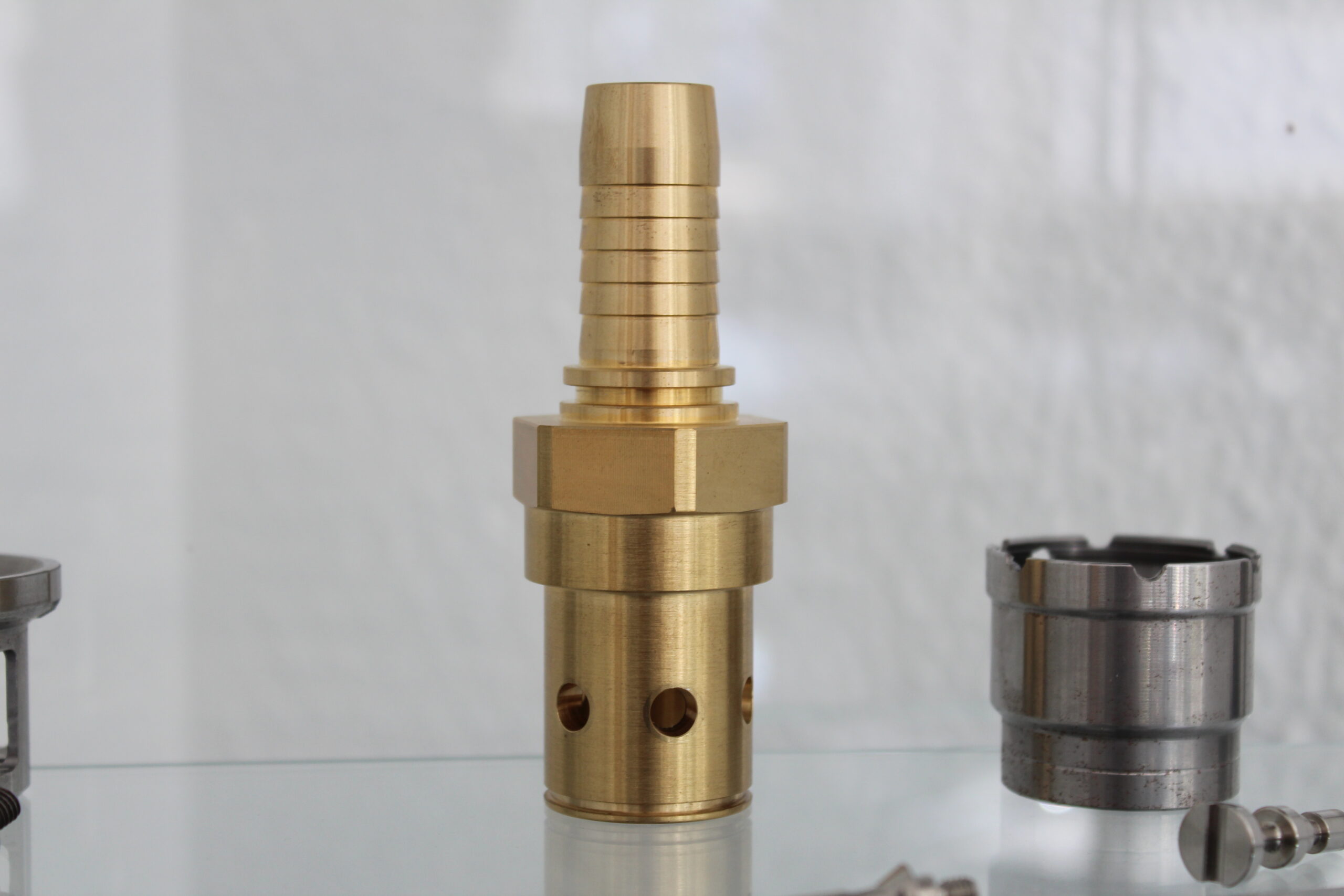 Messingbauteil aus CNC Präzisionsdrehen