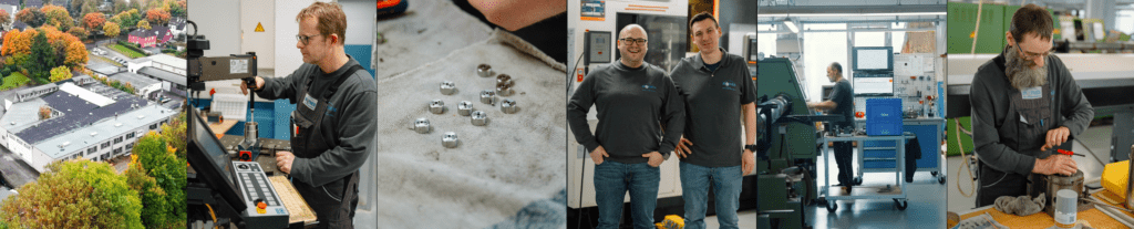 Instagram Banner mit Einblicke in den Betrieb von Mothes CNC.